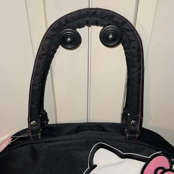 Sanrio HELLO KITTY Boston Bag Bowler Type Shoulder Bag New w/ Tags Y2K Sanrio - Picture 8 of 17